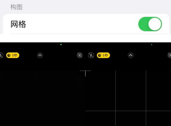 无极苹果手机维修网点分享iPhone如何开启九宫格构图功能