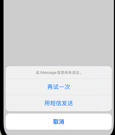 无极apple维修iPhone上无法正常发送iMessage信息