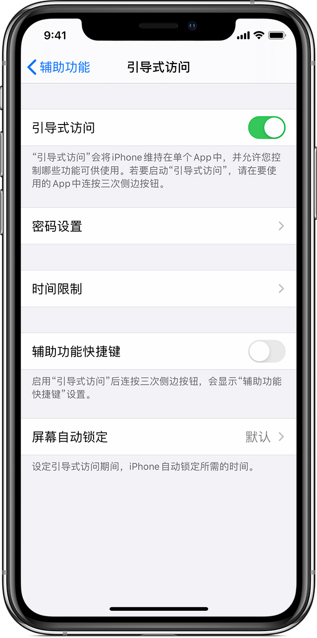 无极苹果手机维修分享如何在 iPhone 上退出引导式访问 