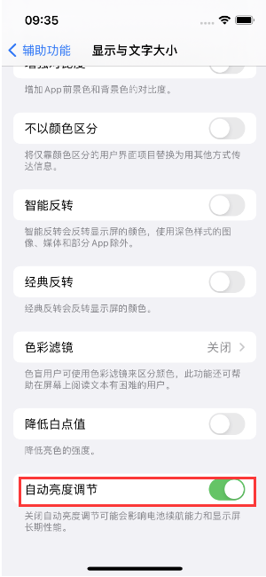 无极苹果15维修店分享iPhone 15 Pro系列屏幕亮度 