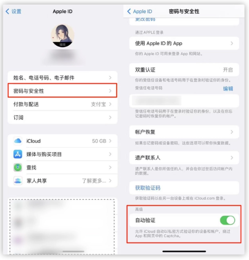 无极苹果手机维修分享iOS 16 自动验证功能开启方法 