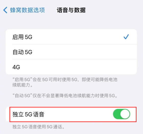 无极苹果14维修分享iPhone 14 Pro如何开启VoNR 