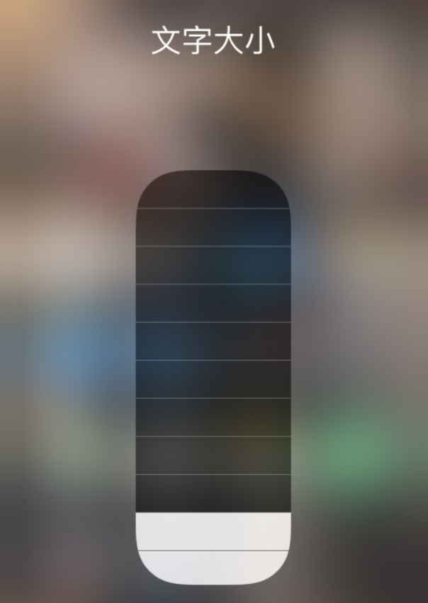 无极苹果手机维修分享小技巧：在 iPhone 控制中心快速调节字体大小 
